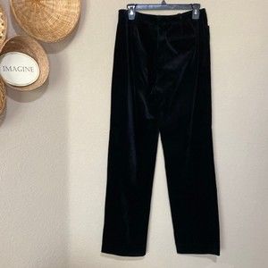 GAP Black Velvet Hight Waisted Pants 8